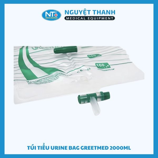 COMBO 5 Túi đựng nước tiểu có val xả chữ T Greetmed