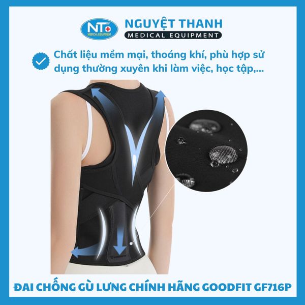 Đai Chống Gù Lưng GoodFit GF716P