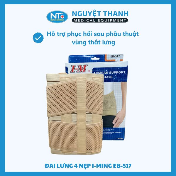 Đai Lưng 4 Nẹp I-M EB-517