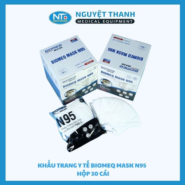 Khẩu trang bảo hộ Mask N95 trắng hộp 30 cái