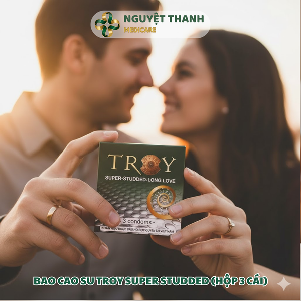 Bao Cao Su Troy Super Studded Gai Kéo Dài Thời Gian Chính Hãng