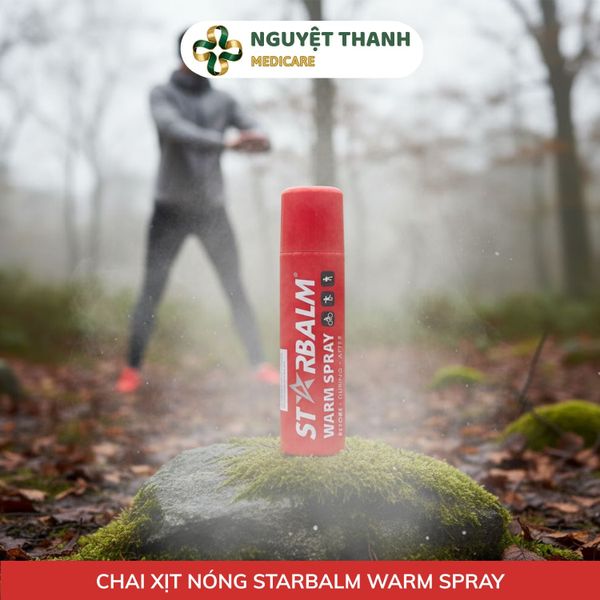 Chai Xịt Nóng Starbalm Warm Spray 150ml, Làm Ấm Cơ Nhanh, Ngừa Chấn Thương