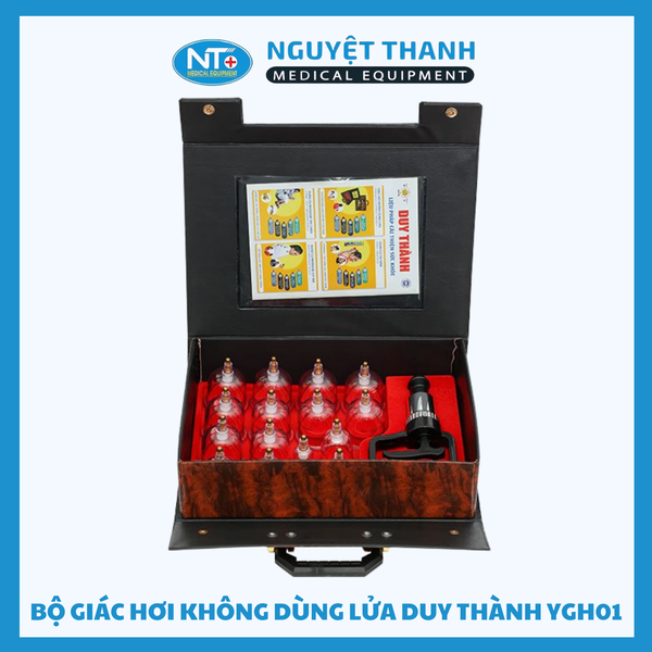 Bộ Giác Hơi Duy Thành YGH01 Không Dùng Lửa ( Vali nâu )