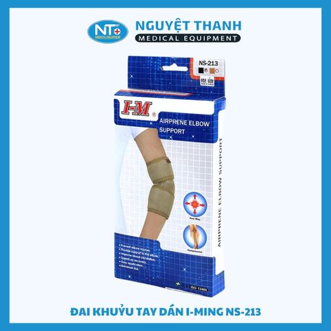 Đai khuỷu tay dán NS 213 màu đen