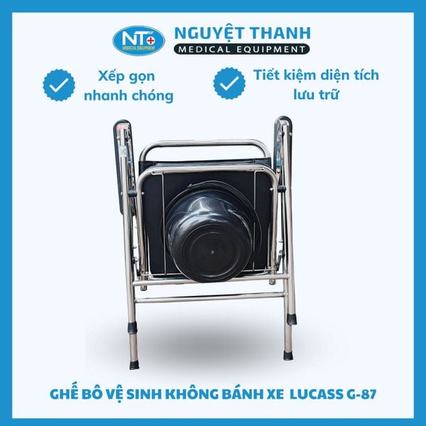 Ghế bô inox gấp gọn Lucass G-87