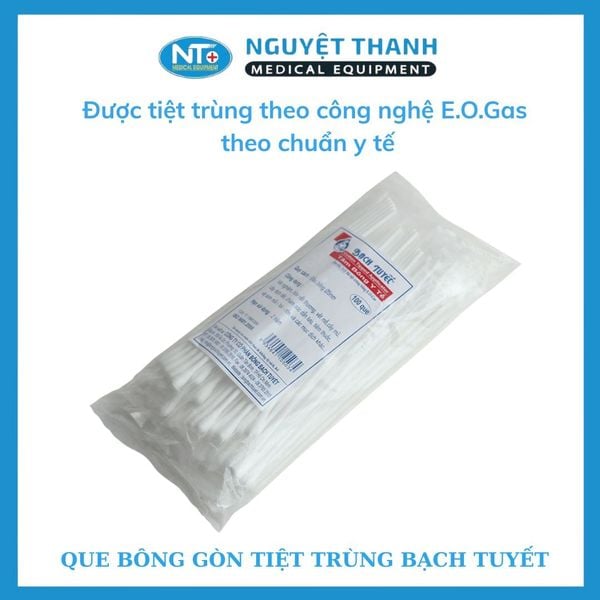 Que gòn xét nghiệm Bạch Tuyết (bịch nhỏ 5 que)