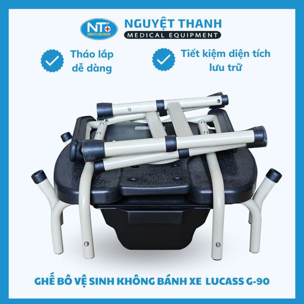 Ghế Bô Vệ Sinh Sắt Sơn Lucass G-90