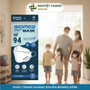 Khẩu Trang KF94 BIOMEQ MASK+ Túi 10 Cái Lọc Bụi Mịn, Kháng Khuẩn 2 Lớp