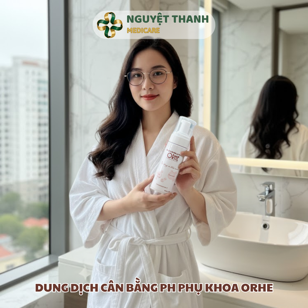 Dung Dịch Vệ Sinh Phụ Nữ ORHE Kháng Khuẩn, Cân Bằng pH