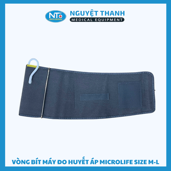 Vòng Bít Máy Đo Huyết Áp Microlife 4G (Màu Đen) - Size M-L