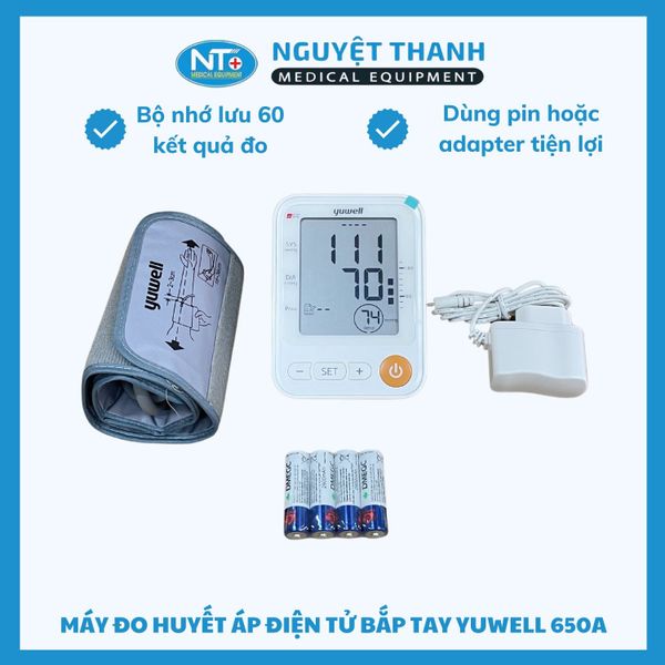 Máy Đo Huyết Áp Điện Tử YE650A