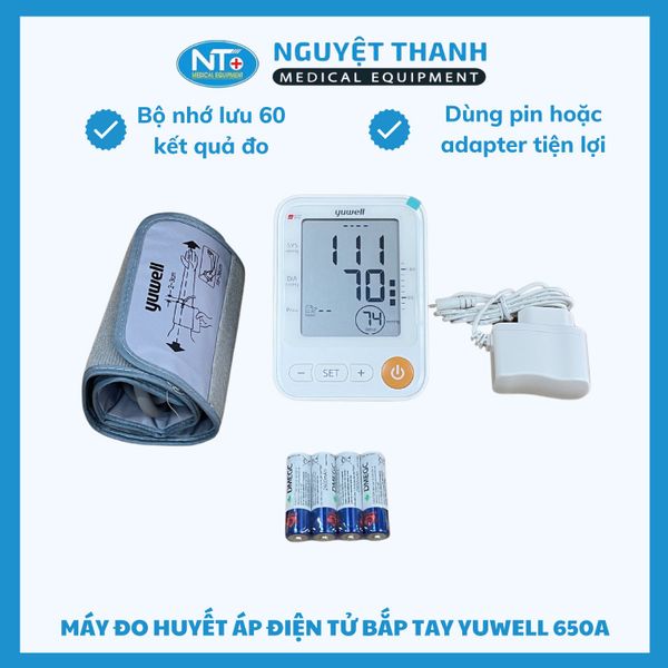 Máy Đo Huyết Áp Điện Tử YE650A