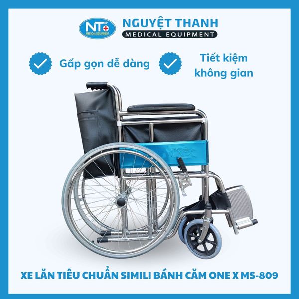 Xe Lăn Tiêu Chuẩn One-X MS-809 (Simili)