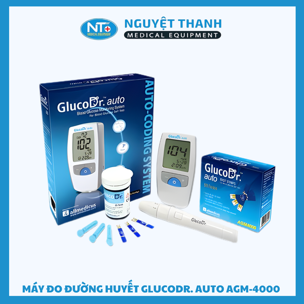 Máy Đo Đường Huyết GlucoDr. Auto AGM-4000 Chính Hãng