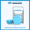 Ghế Bô Vệ Sinh Có Bánh Xe MS 696