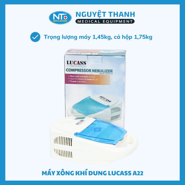Máy Xông Mũi Họng Lucass A-22
