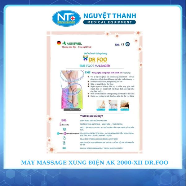 Máy Massage Xung Điện AK 2000-XII Dr. Foo