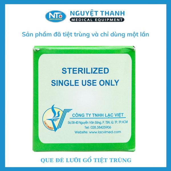 Đè lưỡi gỗ tiệt trùng BL