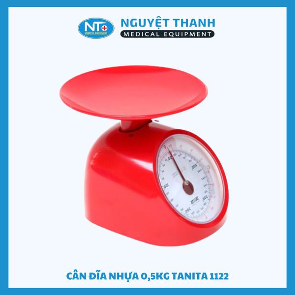 Cân Đĩa Nhựa Nhà Bếp Mini Tanita 1122 (0.5kg)