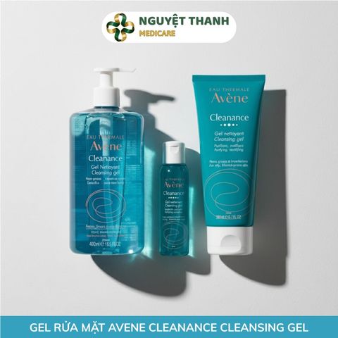 Gel Rửa Mặt Avène Cleanance Cleansing Gel Cho Da Dầu Mụn