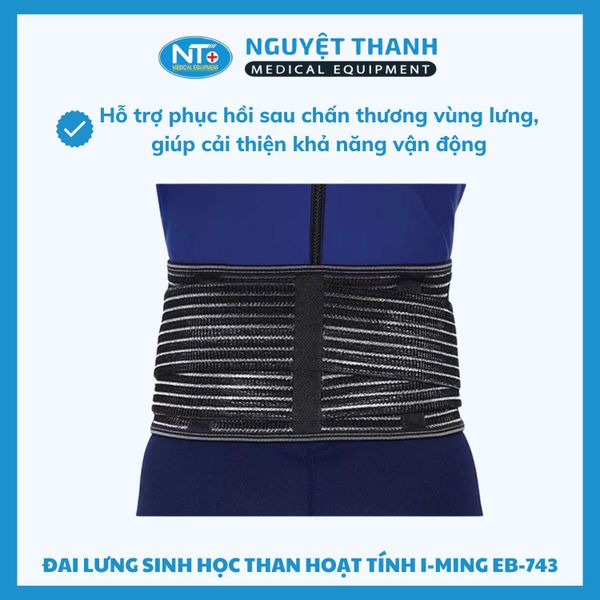 Đai Lưng Than Sinh Học Hoạt Tính I-M EB-743