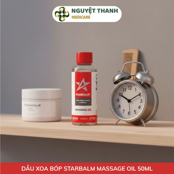 Dầu Xoa Bóp Starbalm 50ml Hà Lan, Giảm Đau Nhức Cơ Xương Khớp 50ml