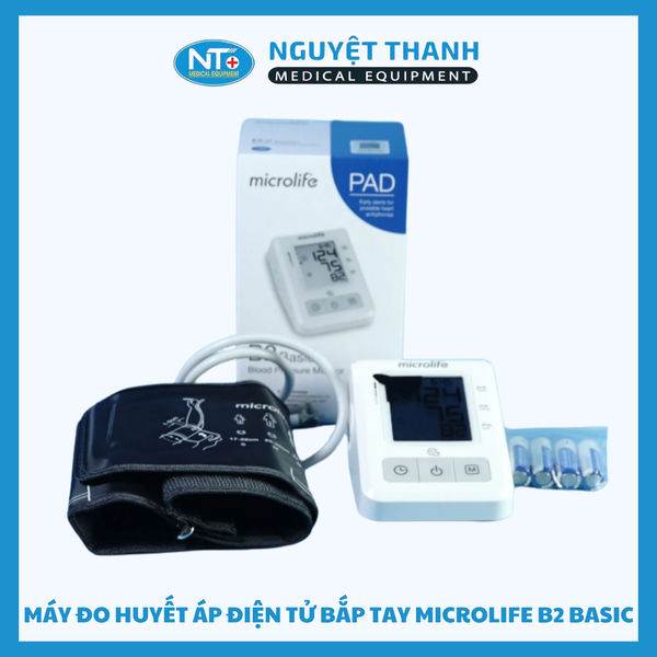 Máy Đo Huyết Áp Bắp Tay Microlife B2 Basic