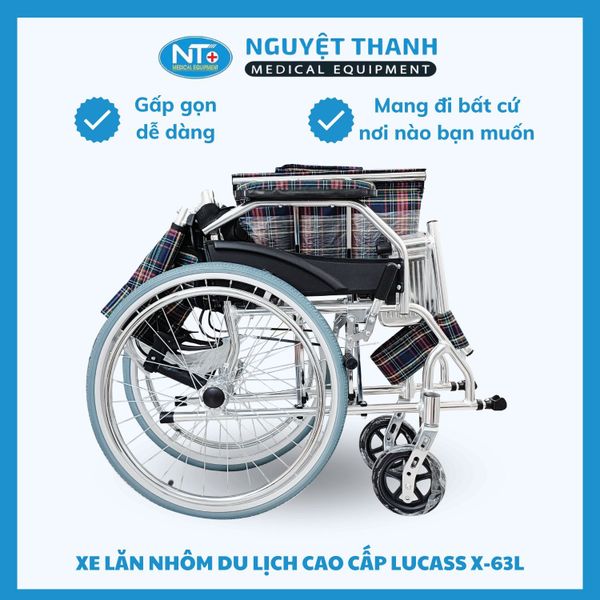 Xe Lăn Du Lịch Lucass X-63L Caro