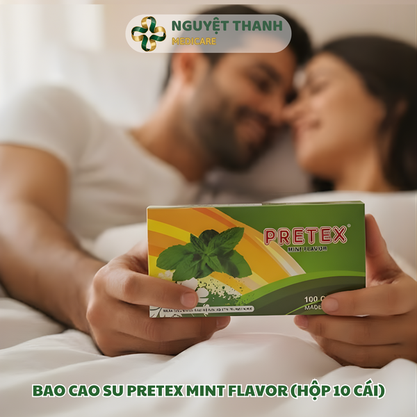 Bao Cao Su Pretex Mint Flavor Hương Bạc Hà