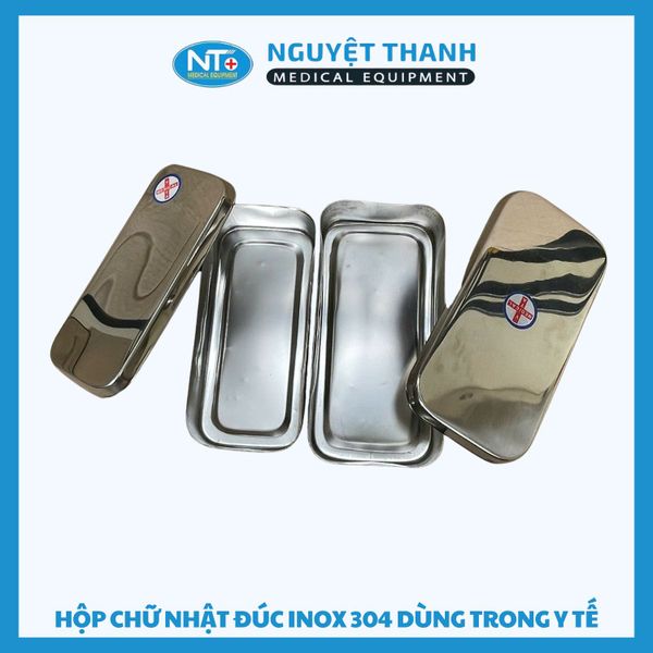 Hộp Chữ Nhật Đúc Inox Y Tế