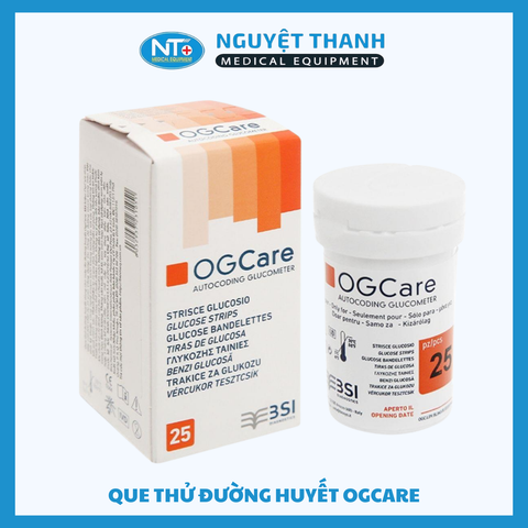 Que Thử Đường Huyết OgCare Chính Hãng Từ Ý
