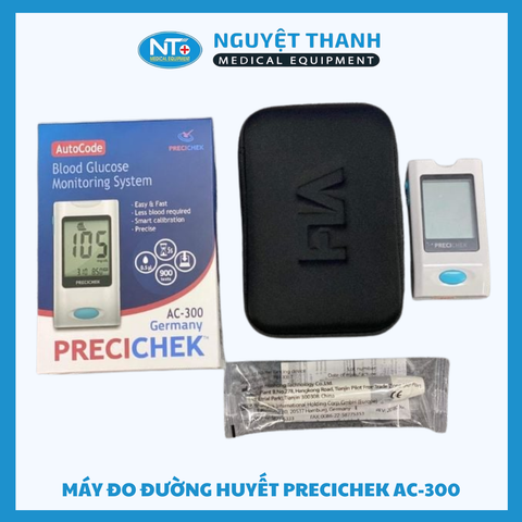 Máy Đo Đường Huyết Precichek AC-300 Chính Xác Nhanh 5 Giây