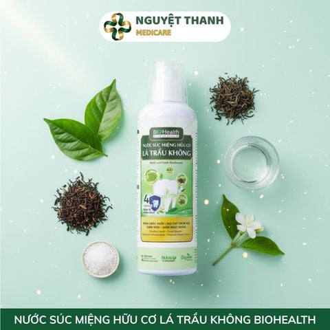 Nước Súc Miệng Lá Trầu Không BioHealth Hữu Cơ An Toàn, Kháng Khuẩn