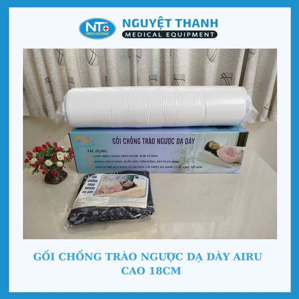 Gối Chống Trào Ngược Dạ Dày Airu Cao 18cm