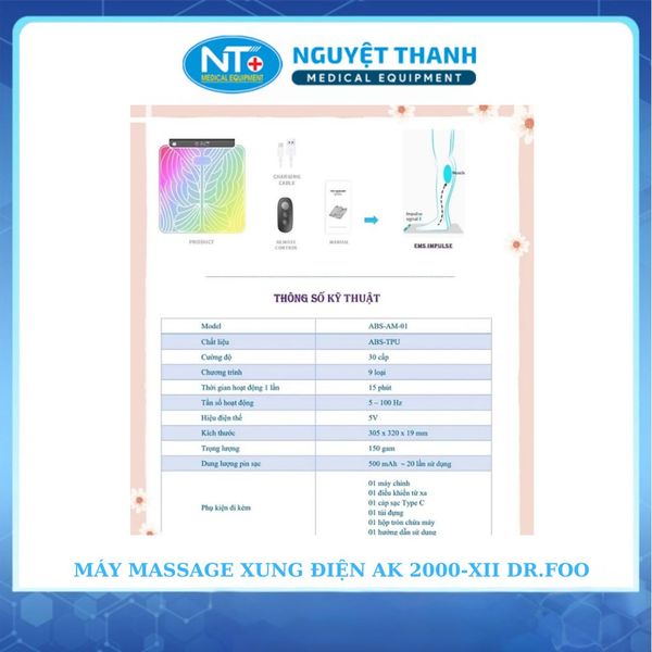 Máy Massage Xung Điện AK 2000-XII Dr. Foo