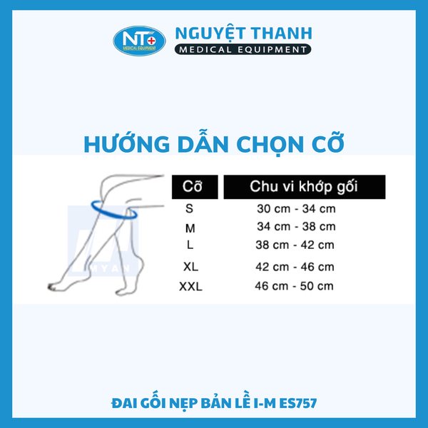 Đai Gối Nẹp Bản Lề I-Ming ES-757