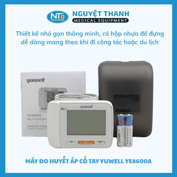 Máy Đo Huyết Áp Cổ Tay Yuwell YE8600A