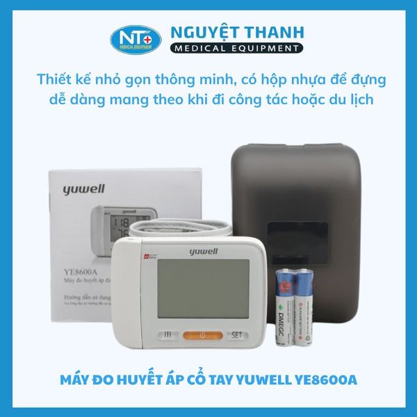 Máy Đo Huyết Áp Cổ Tay Yuwell YE8600A
