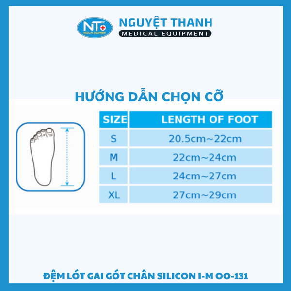 Đế lót silicon (1/3) OO 131 size L