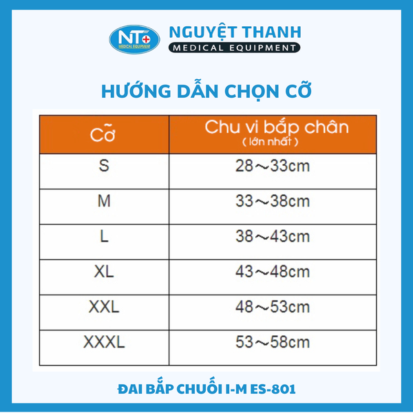 Đai bắp chuối I-Ming ES 801 Size M