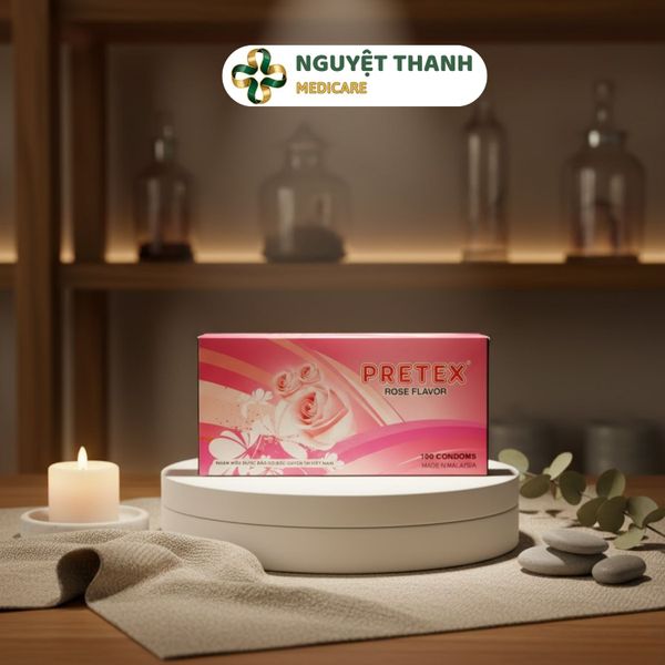 Bao Cao Su Pretex Rose Flavor Siêu Mỏng Hương Hoa Hồng