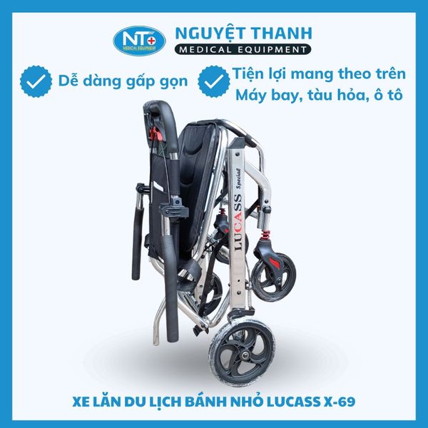 Xe Lăn Du Lịch Bánh Nhỏ X-963 (X-69)