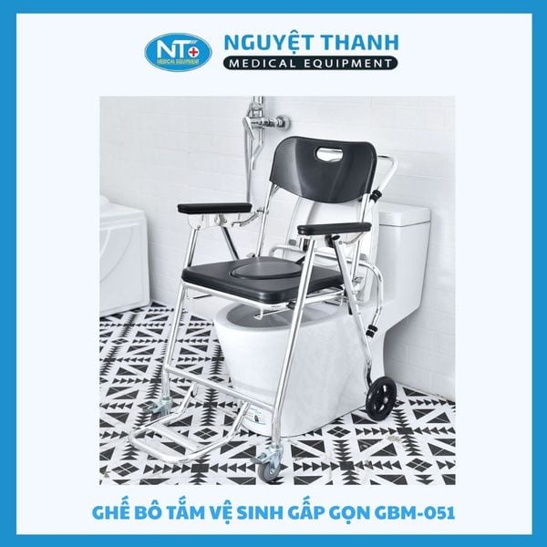 Ghế bô tắm vệ sinh gấp gọn GBM-051