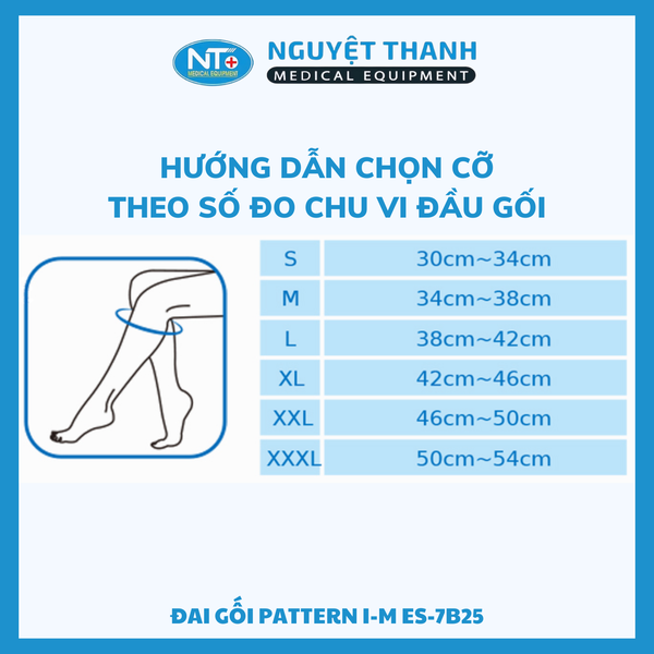 Đai Gối Pattern I-M ES-7B25