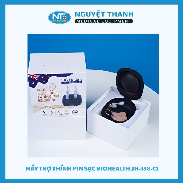 Máy trợ thính đeo tai pin sạc JH-338-C1