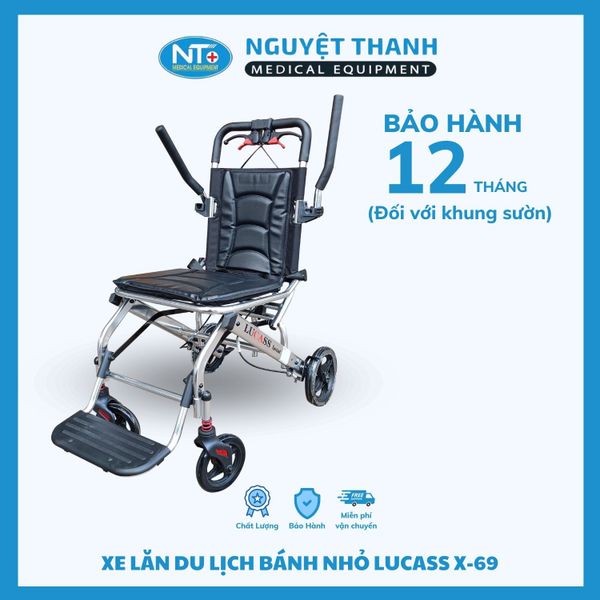 Xe Lăn Du Lịch Bánh Nhỏ X-963 (X-69)