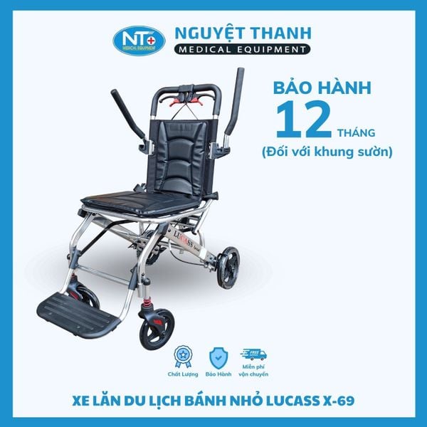 Xe Lăn Du Lịch Bánh Nhỏ X-963 (X-69)