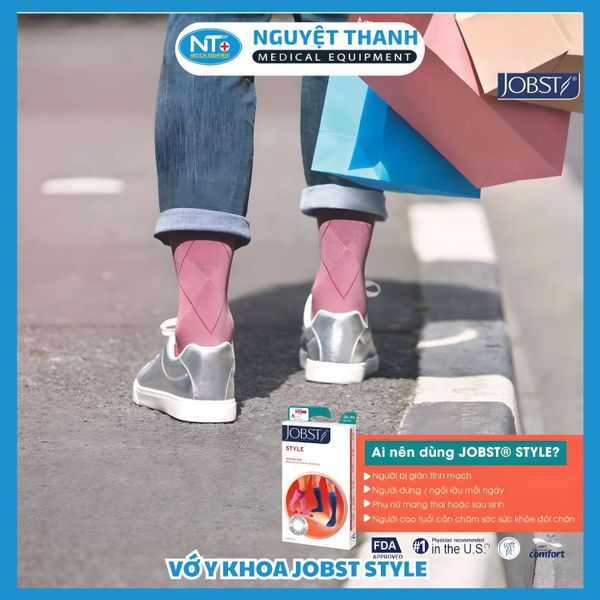 Vớ Y Khoa Thời Trang JOBST Style 20-30 mmHg Chính Hãng Mỹ - 1 Đôi