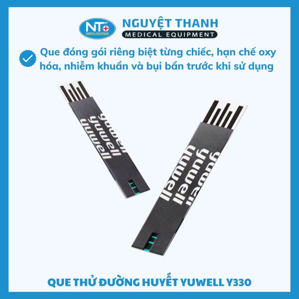 Que Thử Đường Huyết Yuwell Y330 Chính Hãng, An Toàn