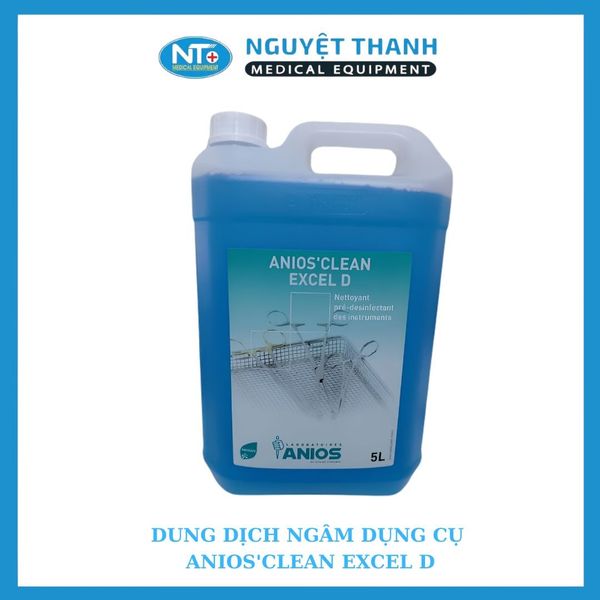 Dung dịch Anios Clean Exel D ngâm dụng cụ - Can 5 lít (Th/4can)